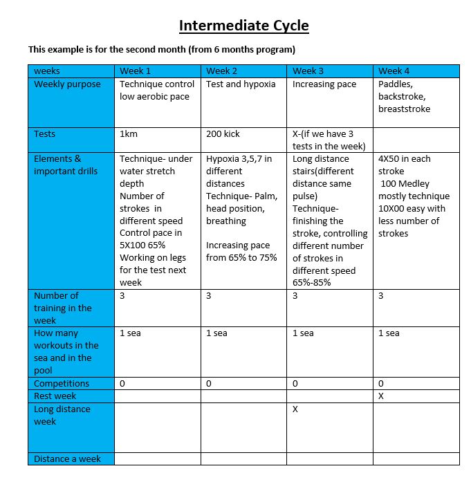 Swimming training programs new arrivals