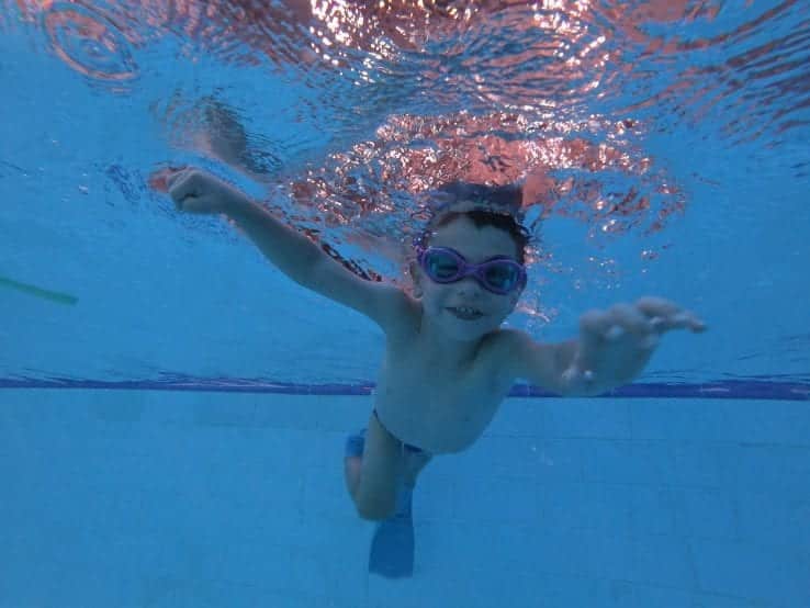 Learn to swim hydrofobia