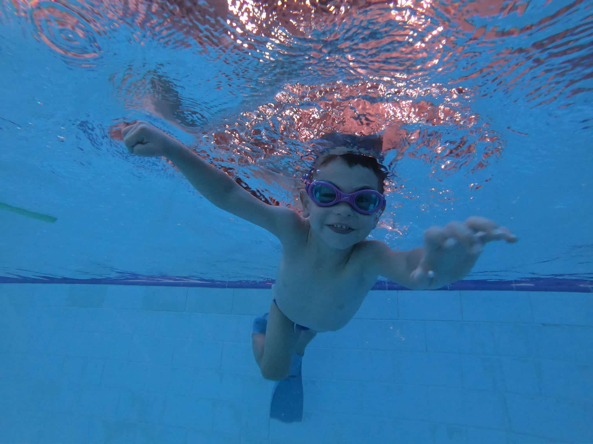 Learn to swim hydrofobia